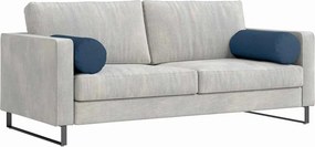 vidaXL Μαξιλάρια Στήριγμα 2 pcs Μπλε Ø 25 x 70 cm ύφασμα