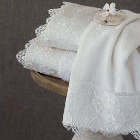 Πετσέτες Μπάνιου (Σετ 3τμχ) Palamaiki Towels Dora 450gsm