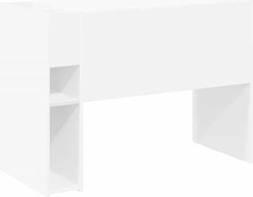 vidaXL Γραφείο Λευκό 109 x 50 x 78 εκ Επεξεργασμένο ξύλο