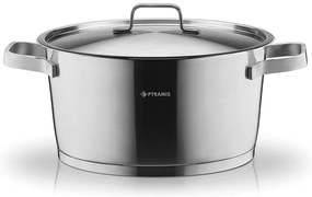 Κατσαρόλα Φ 24 Cm Steel Line 014005901 Inox Pyramis 24cm Ανοξείδωτο Ατσάλι
