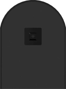 vidaXL Καθρέφτης Τοίχου Οβάλ Μαύρος 60x25 εκ.