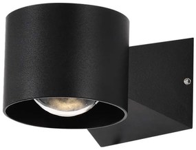V-TAC Επιτοίχιο Φωτιστικό Κήπου LED Up-Down 5W 465lm 90° IP65 Φυσικό Λευκό Μαύρο Σώμα 10446