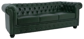 ΚΑΝΑΠΕΣ 3ΘΕΣΙΟΣ T.CHESTERFIELD HM3009.08 ΤΕΧΝΟΔΕΡΜΑ ΚΥΠΑΡΙΣΣΙ 208x90x73 εκ.