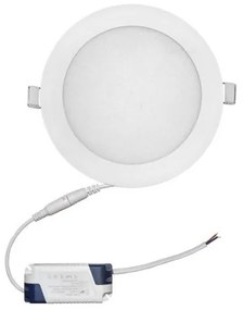 Φωτιστικό PL Χωνευτό 12W SMD Slim Λευκό 6300K 21-012100 Lumen-21-012100-Λευκό 21-012100