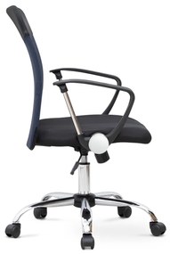 Καρέκλα γραφείου Franco Megapap με ύφασμα Mesh χρώμα γκρι - μαύρο 59x57x95/105εκ. - Ύφασμα - GP040-0002,2
