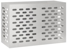 vidaXL Κάλυμμα AC  90x40x60 εκ Ανοξείδωτο Ατσάλι