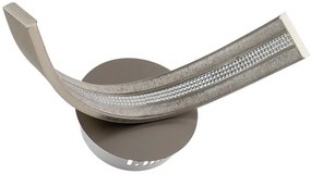 Απλίκα Φωτιστικό Τοίχου LED 16W Κυματιστό WLC 677 Arlight-304162-Ασημί 0304162