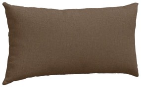 vidaXL Μαξιλάρι Καναπέ 2 pcs Καφέ 80 x 40 cm ύφασμα