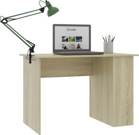 vidaXL Γραφείο Χρώμα Sonoma Δρυς 110 x 60 x 73 εκ. από Μοριοσανίδα