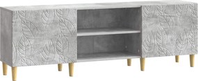 vidaXL Ντουλάπι TV 150 x 31 x 50 εκ. Γκρι Σκυροδέματος