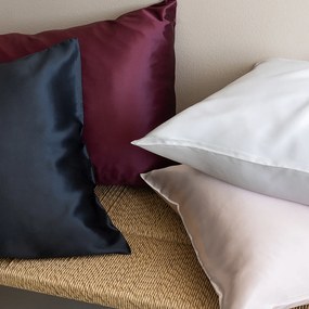 Μεταξωτή Μαξιλαροθήκη Φάκελος (50x70) Palamaiki Silka Μπορντώ