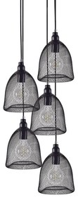 Φωτιστικό Οροφής 77-4352 SE 151-20-5 Zola Black Mat Homelighting Metal