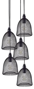 Φωτιστικό Οροφής 77-4352 SE 151-20-5 Zola Black Mat Homelighting Μέταλλο