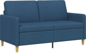 vidaXL Καναπές με Αποθήκευση Μπλε 152 x 78 x 87 εκ Πολυεστέρας