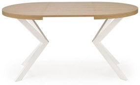 PERONI table golden oak/white DIOMMI V-PL-PERONI-ST-D.ZŁOTY/BIAŁY