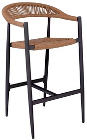Σκαμπό Bar Mady Ε6720,1 56x58x105cm Anthracite-Natural