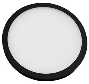 Panel Led 19172 Φ22,3 20W 3000K 95Lm Black Στρόγγυλο Aluminium