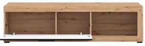 Έπιπλο Τηλεόρασης Remo Artisan Oak - Μαύρο Μάτ 162x41x43 εκ. 162x41x43 εκ.