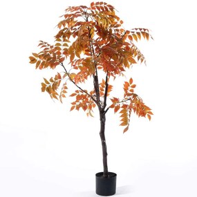Τεχνητό Δέντρο Κέδρος Libani 1501-6 80x80x150cm Orange Supergreens Polyethylene,Fabric