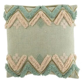 Μαξιλάρια J-line  COUSSIN ZIGZAG CARRE COT BLEU (45x45x45cm)