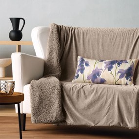 Κουβέρτα Καναπέ Βελουτέ (130x170) Kentia Stylish Sutton 26 Beige