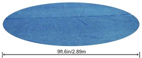 Bestway Κάλυμμα Πισίνας Ηλιακό Flowclear 305 εκ.