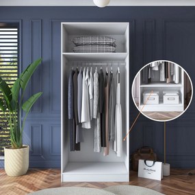 Ντουλάπα Λευκό BREDE 90x57.5x210