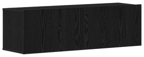 vidaXL Σετ επίπλου τηλεόρασης 4 pcs Μαύρη Δρυς 30.5 x 30 x 110 εκ.