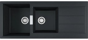 Franke Sirius 2.0 621 Carbon Black Tectonite Νεροχύτης 80cm