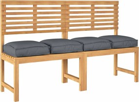 vidaXL Μαξιλάρι 4 pcs Ανθρακί 40 x 40 x 8 εκ. Ύφασμα Όξφορντ