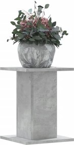 vidaXL Βάσεις Φυτών 2 τεμ. Γκρι Σκυρ. 30x30x40 εκ. Επεξεργασμένο Ξύλο