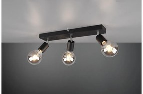 Πλαφονιέρα Φωτιστικό Οροφής 3xE27 Vannes Trio Lighting R80183032 Μαύρο