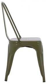 ΚΑΡΕΚΛΑ ΜΕΤΑΛΛΙΚΗ MELITA ΣΕ DARK OLIVE GREEN 43x50x82Y εκ.