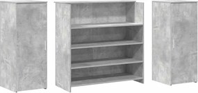 vidaXL Γραφείο υποδοχής 180x50x103,5εκ. Επεξεργασμένο Ξύλο
