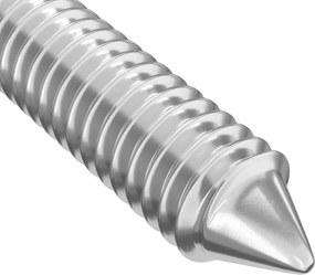 vidaXL Βίδες επίπλων 12 pcs Ασημί M6 x 100 χιλ. Ατσάλι