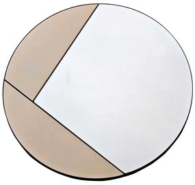 Καθρέπτης Τοίχου Cicero 552NOS2469 60x60cm Bronze Aberto Design Particle Board, Melamine