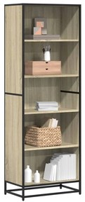 vidaXL Βιβλιοθήκη Sonoma Oak 60x35x170,5 cm Ξύλινη κατασκευή