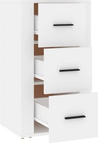 vidaXL Συρταριέρα Λευκή 40 x 33 x 70 εκ. από Επεξεργασμένο Ξύλο
