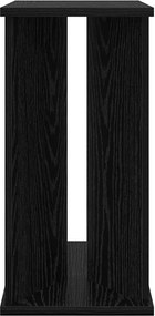 vidaXL End Table Μαύρη Οξυά 35 x 25 x 50 εκ Επεξεργασμένο ξύλο