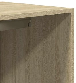 Ντουλάπα Χρώμα Sonoma Δρυς 80x50x200 εκ. από Επεξ. Ξύλο 3307749