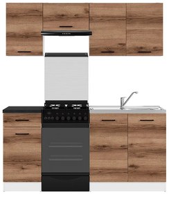 Σετ κουζίνας Econ plus 119, 170x60cm, Πάγκος, Πλαστικοποιημένη μοριοσανίδα