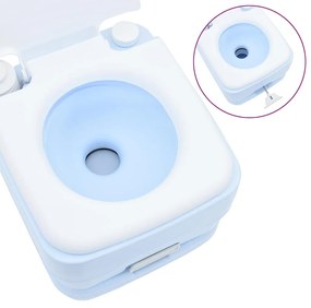 vidaXL Φορητή Τουαλέτα Καμπίνας Γαλάζιο 41.5 x 36.5 x 30 cm