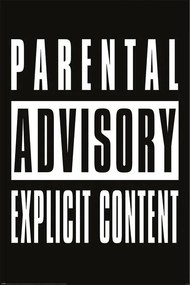 Αφίσα Parental Advisory - Explicit Content, (61 x 91.5 cm)