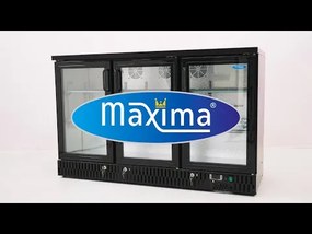 Drinks Fridge - 3 Hinged Doors - 6 Adjustable Shelves