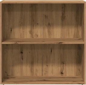 vidaXL Βιβλιοθήκη Αρτισιανή Δρυς 80x30x77 εκ. από Επεξεργασμένο Ξύλο