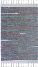 Καλοκαιρινό χαλί βαμβακερό χειροποίητο Ribella 500 l.grey 133 x 190