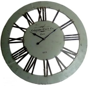 Ρολόι Επιτοίχιο 68cm Αντικέ Iron Colorado Clock Etoile NN-168