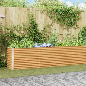 vidaXL Υπερυψωμένη Ζαρντινιέρα 582 x 50 x 68 εκ. Επικαλυμμένος Χάλυβας