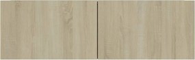 vidaXL Έπιπλα Τηλεόρασης 4 τεμ. Sonoma Δρυς 100x30x30 εκ. Επεξ. Ξύλο