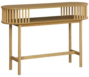 Κονσόλα Nodial pakoworld MDF/Bamboo σε φυσική απόχρωση 120x39x85εκ